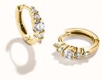 Thomas Sabo Thomas Sabo Hoop Earring with white zircona CR778-M01-14 - widok alternatywny 2