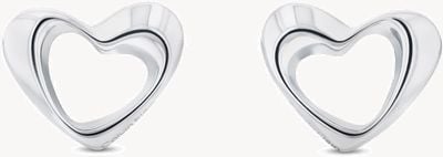 Calvin Klein Ladies Enchanting Stainless Steel Heart-Shaped Stud Earrings 35000759