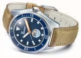 Squale x Galeazzi Artiglio Limited Edition (39.5mm) Pantone 295U Blue Dial / Microfiber Fabric Strap Watch VONDSSGZZBL.MI VONDSSGZBL.MI - alternate view 5