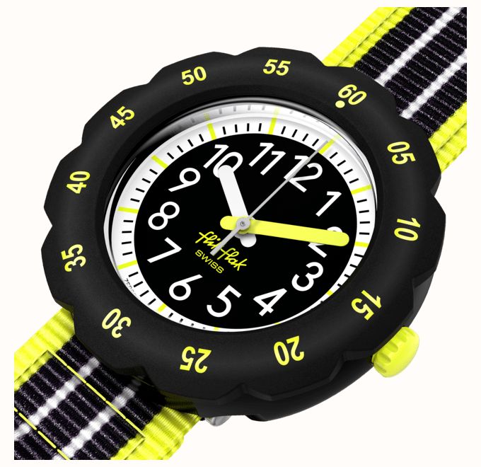 Elegance bicolor horloge witte wijzerplaat en rechthoekige