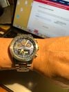 Customer picture of Citizen Eco-Drive Promaster Skyhawk Chronograph (43mm) Blue Dual-Display Dial / Stainless Steel Bracelet JV2000-51L