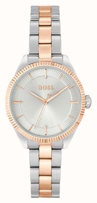 BOSS Sage (32mm) Silver Dial / Two Tone Rose Gold and Stainless Steel Bracelet 1502727