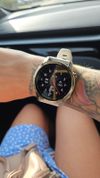 Customer picture of Garmin EPIX PRO Gen 2 (42mm) Sapphire Soft Gold Stainless Steel Cream Heathered Nylon Band (+ Silicone Strap) 010-02802-20