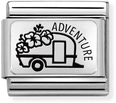 Nomination Classic Caravan Sterling Silver & Steel Charm 330111/25