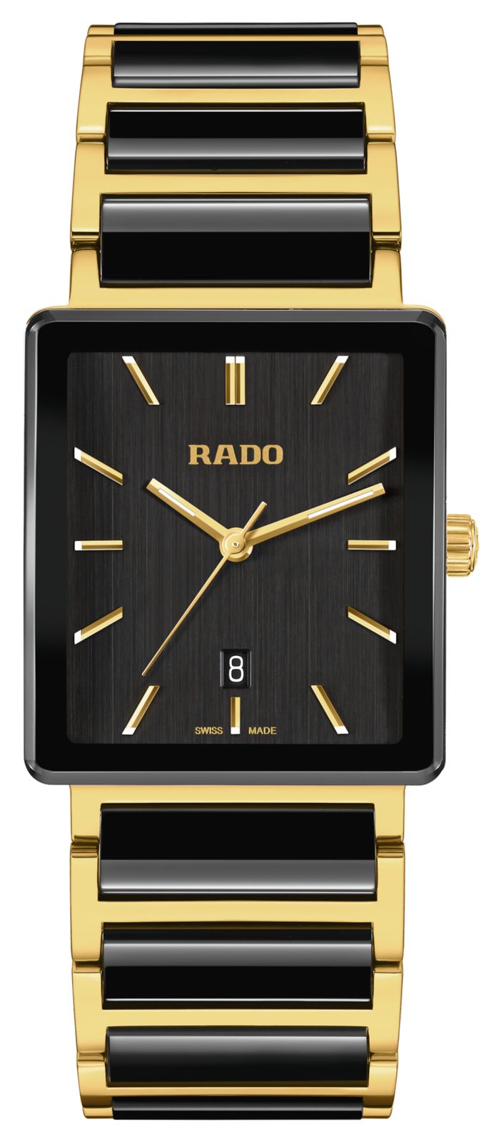 RADO Mouvement Ã  quartz intÃ©gral (31,5 mm), cadran noir montre