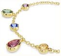 Swarovski Imber bracelet Mixed cuts, Multicoloured, 18K gold finish 5759809 - 备用视图 2