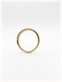 0.15ct Round Brilliant Natural Diamond 9ct Yellow Gold Half Eternity Ring HET100110/YG - vista alternativa 3