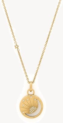 Olivia Burton Celestial Sun Gold Plated Stainless Steel Pendant Necklace 24100157