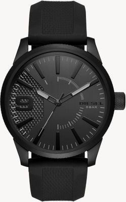 Diesel Râpe homme nsbb bracelet silicone noir DZ1807