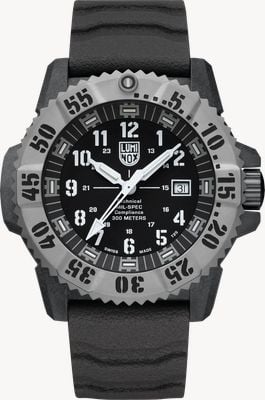 Luminox MIL-SPEC 3350 Series (46mm) Black Dial / Black Rubber and Black Camo Strap Set Watch XL.3351.1.SET