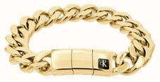 Calvin Klein COMMAND Gold-Tone Chunky Bracelet 35100102