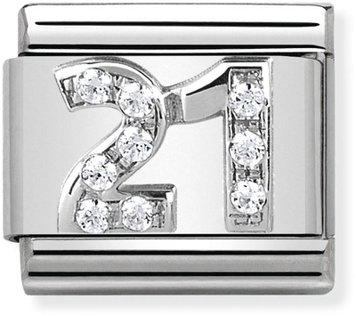 Nomination Classic 21 Sterling Silver & Steel Charm 330304/19