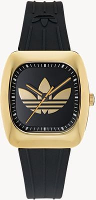Adidas RETRO WAVE ONE (37mm) Black Dial / Black Rubber Strap AOSY26001