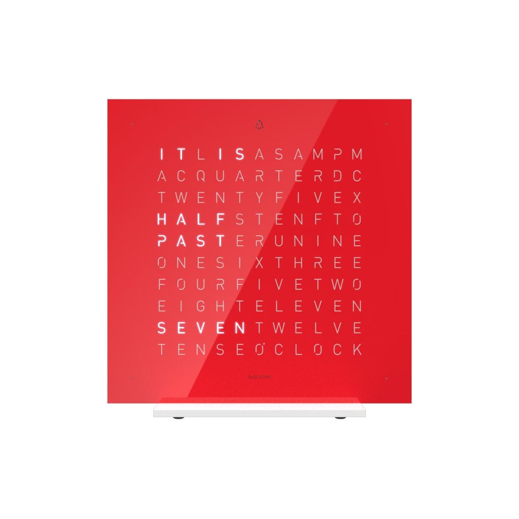 QLOCKTWO Earth 13.5 pure Ã©dition gÃ¢teau aux cerises ( montre