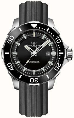 Ball Watch Company Painel e moldura preta de cerâmica Deepquest DM3002A-P3CJ-BK