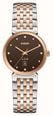 RADO Florence Diamonds Quartz (30mm) Brown Sunray Dial / Two-Tone Stainless Steel Bracelet R48913763