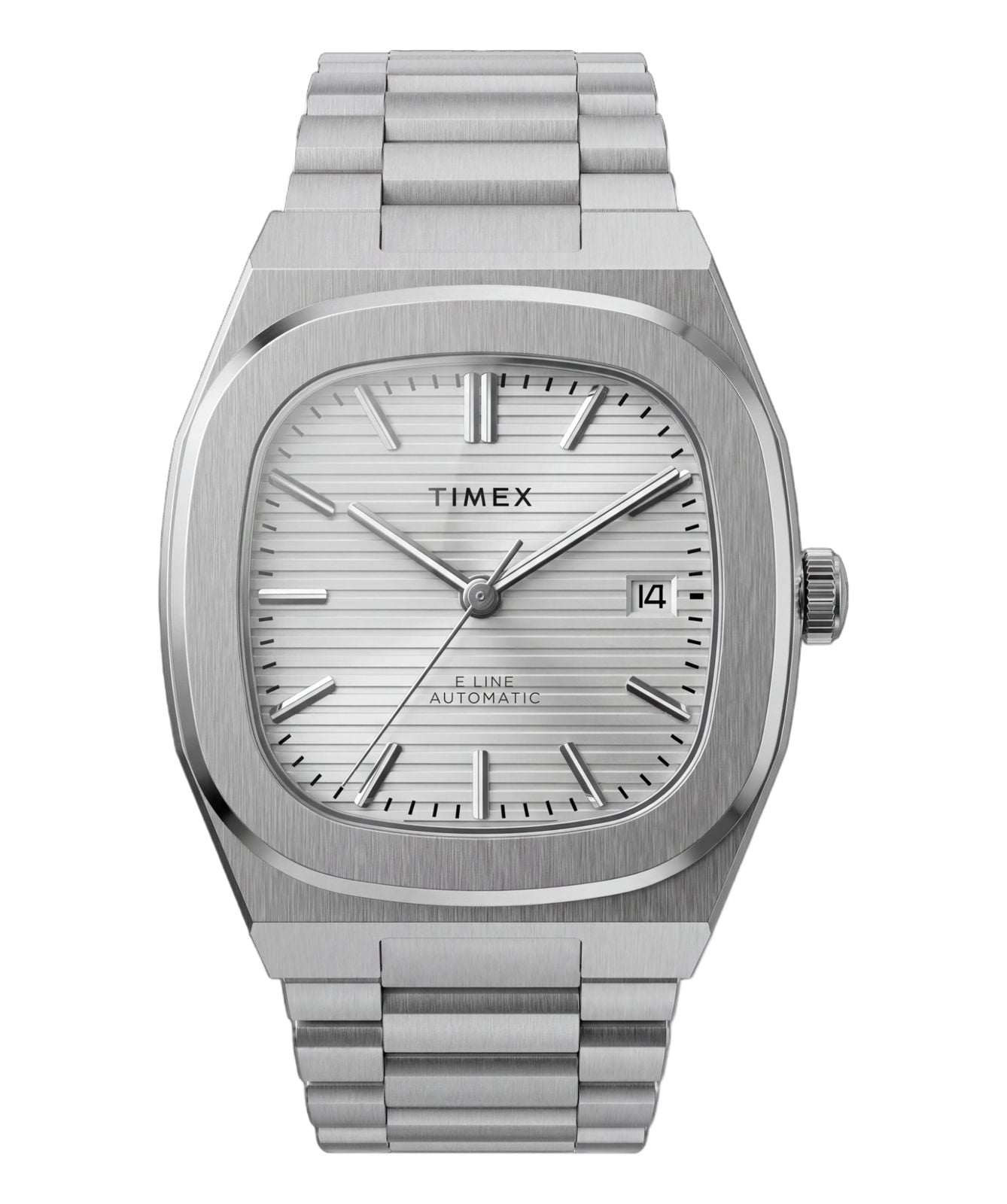 Timex Time Automatic E Line 38mm Stainless Steel Bracelet Watch