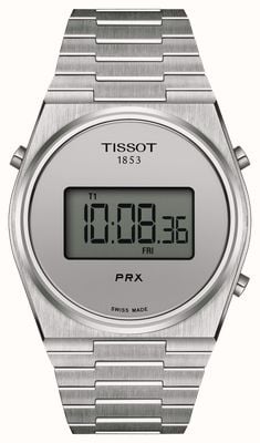 Tissot Cadran numérique Prx digital (40 mm) / bracelet en acier inoxydable T1374631103000