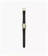 Fossil Harlow 27 mm Three-Hand Black Leather Watch and Bracelet Set ES5526SET - 別ビュー 6