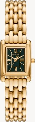 Michael Kors Petite Essex quartz (24 mm) cadran noir / bracelet acier inoxydable plaqué or PVD MK7632