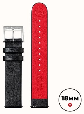 Mondaine Cinturino in pelle vegana nera color uva solo xl FG311820QXL
