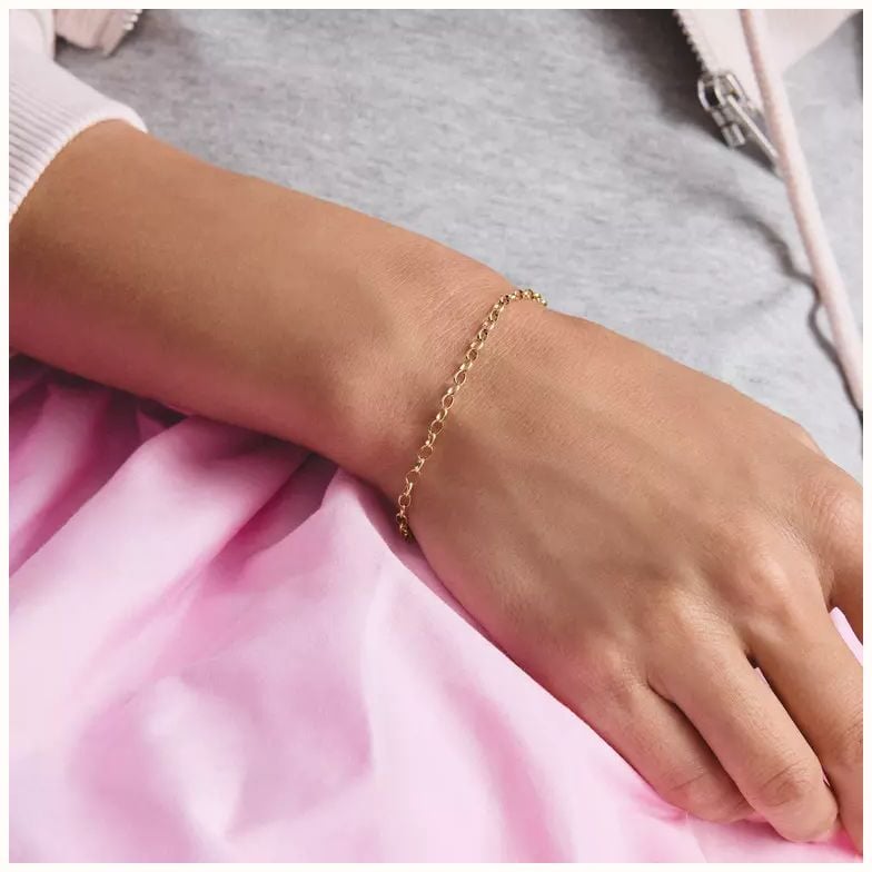Thomas Sabo Thomas Sabo Charm Club Original Yellow Gold Tone Plated Link Bracelet (17 cm) X0163-S02-39-L17 - vista alternativa 3