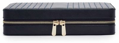 WOLF Maria Large Zip Case - Navy Blue 766117