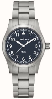 Hamilton Khaki Field Quartz (38mm) Navy Blue Dial / Stainless Steel Bracelet H69401140