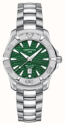 Certina Women's DS Action Sparkle Green Dial C0322511109109