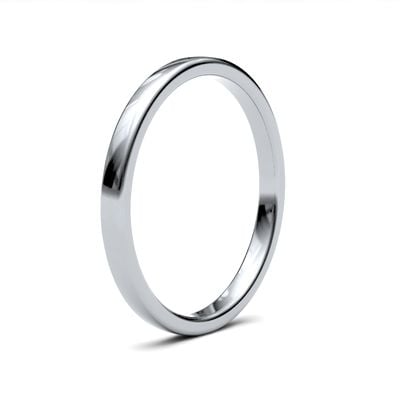 James Moore & Co | 9 karaat witgoud | 2 mm | medium | maat softcourt | ag_2lms-9w AG_2LMS-9W