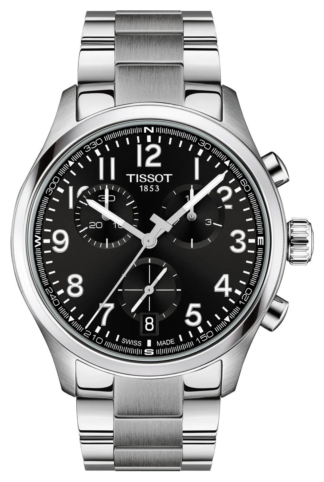 Tissot Chronographe Ã  quartz (42 mm), cadran noir / montre