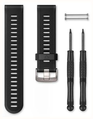 Garmin Pulseira Forerunner (130-220 mm) preta, ferragens prateadas 010-11251-0Q