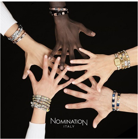 Nomination COMPOSABLE CLASSIC LINK, HEART, FUCHSIA GLITTER 030220/09 - widok alternatywny 2