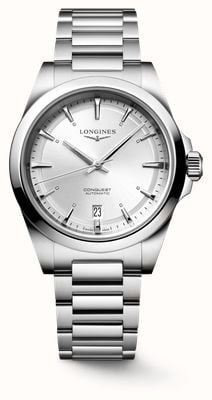 LONGINES Conquest Automatic (38mm) Silver Dial / Stainless Steel Bracelet L37204726
