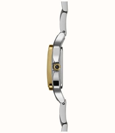 Herbelin Luna Mini Diamond Quartz (20mm) Silver Guilloché Dial / Two-Tone Stainless Steel Bracelet 17407BT54Y08 - alternate view 2
