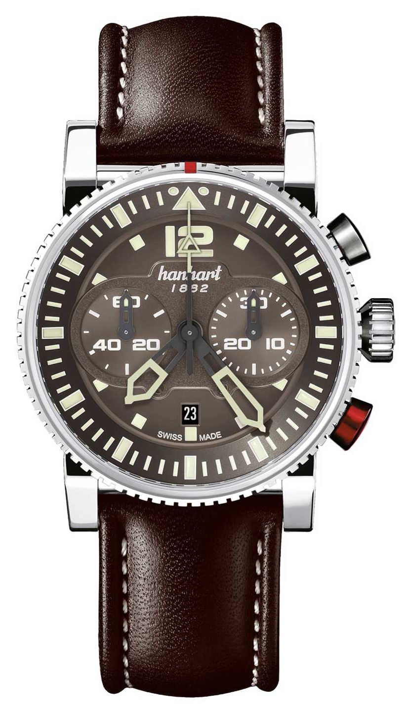 Hanhart Chronographe automatique Primus Pilot (44 mm), montre