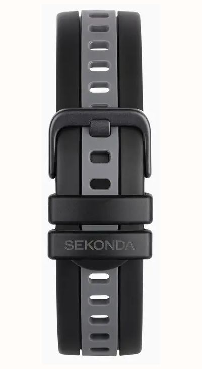 Sekonda Motion Pro GPS Smartwatch (39mm) AMOLED Display / Black Silicone Strap Watch 30240 - vue alternative 4