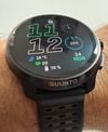 Customer picture of Suunto Athletic 9 All Black Silicone Strap - 22mm (S+M) - STRAP ONLY SS051215000