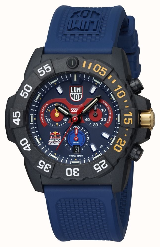 Luminox Red Bull AMPOL Racing 3580 Series Limited Edition (45mm) Blue Dial / Blue EPDM Rubber Strap XS.3581.ARB.N - alternate view 3