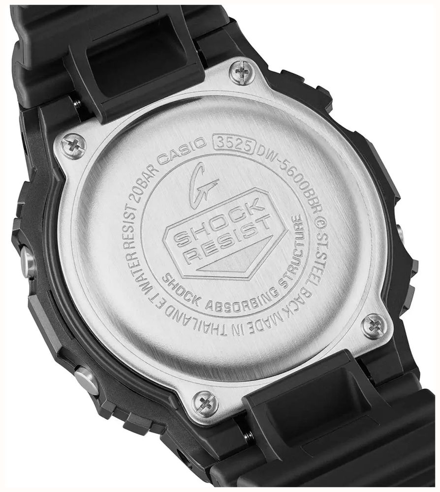 Casio G-Shock DW-5600EP-4ER - Orologio Uomo Al Quarzo Con Bracciale Rosso E Quadrante Digitale Nero