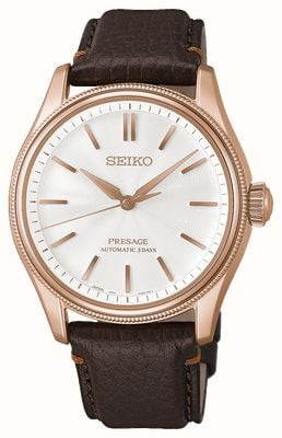 Seiko Presage Classic Series x Tomioka Silk Promotion Organisation Limited Edition in White Shiro-neri HCC008J1