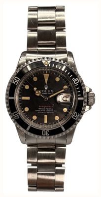 Pre-owned Rolex Red Submariner 40mm 1970 Watch Box & Papers Watch J15078