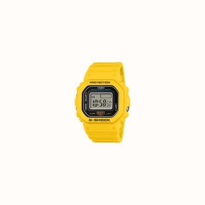 Casio Montre G-Shock Nano DW-5600 (20 mm) à cadran numérique et bracelet en résine biosourcée jaune DWN-5600-9ER