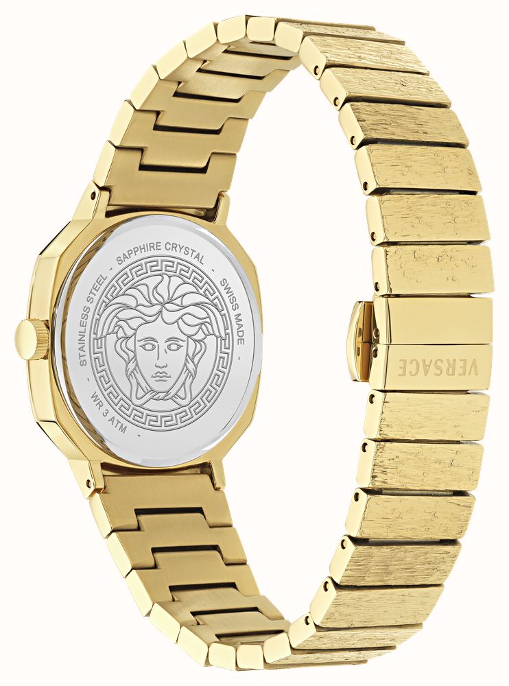 Versace V ARCADIS PROGETTO X (32mm) Gold Dial / Gold PVD Stainless Steel Bracelet VEYX00526 - alternate view 3