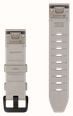 Garmin QuickFit Bands (20mm) Bone Grey Leather with Black Hardware - Strap Only 010-14506-20 - alternate view 2
