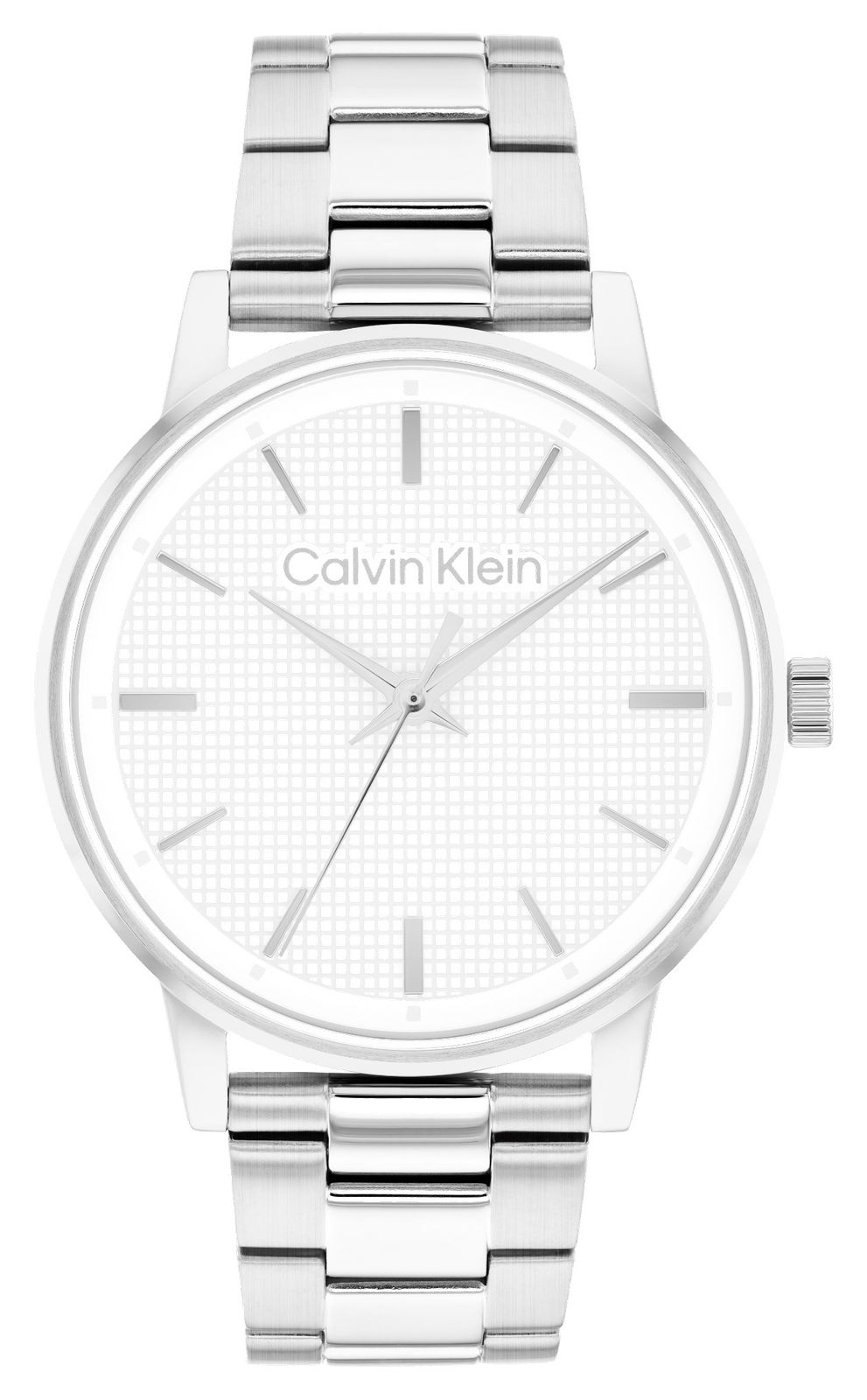 Calvin Klein Ck Linked (41 Mm) Strukturiertes WeißEs Uhr