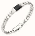 Guess Guess Jewellery Mens Supremo Tag Bracelet UMB06067STBKS