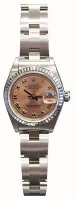 Pre-owned Rolex Datejust 26mm - Salmon Dial / Stainless Steel - 2005 J46369