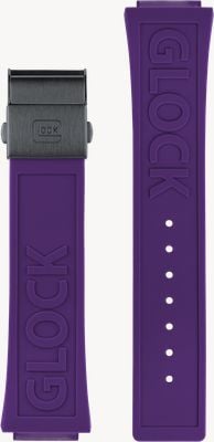 GLOCK Precision Glock-Gurt nur lila Silikon Größe 24 GB-PU-PURPLE-LOGO-BC