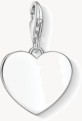 Thomas Sabo Sterling Silver Engravable Heart Pendant 1634-001-21